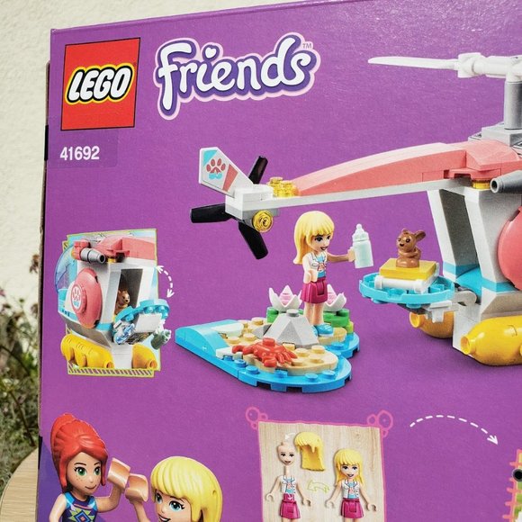 NEW LEGO FRIENDS Building Set Helicopter Vet Rescue 41692 Valentine's Day Gift - Picture 8 of 16